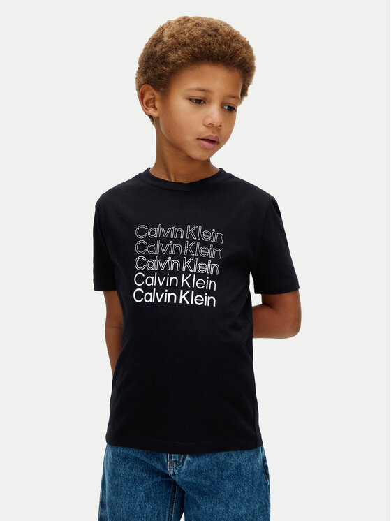 Calvin Klein Jeans Calvin Klein Jeans Camiseta LVCKSJA10B Negro Regular Fit