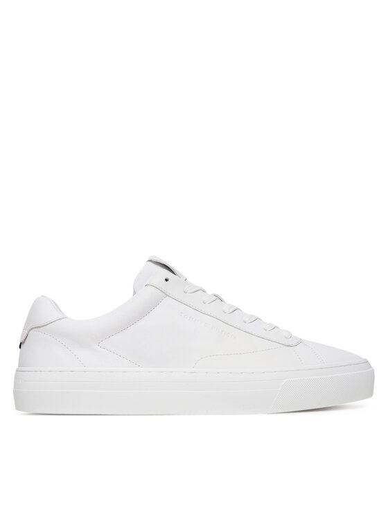 Tommy Hilfiger Laisvalaikio batai Tommy Hilfiger Premium Dress Cupsole FM0FM05572 Balta