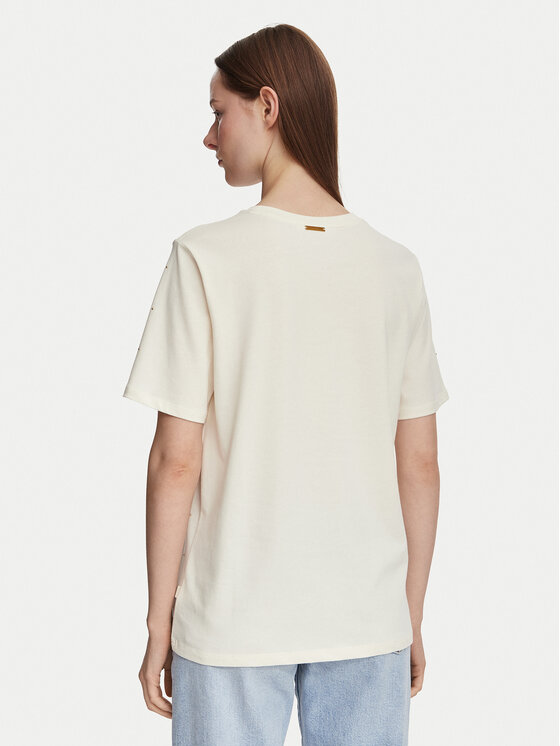 MICHAEL Michael Kors MICHAEL Michael Kors Camiseta MT6524Y97J Crema Regular Fit