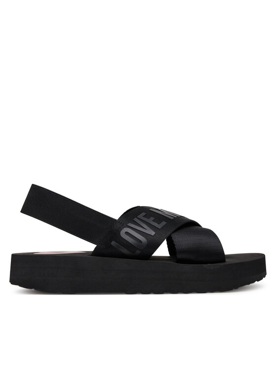 LOVE MOSCHINO Босоніжки LOVE MOSCHINO JA16214G0MIX4000 Чорний