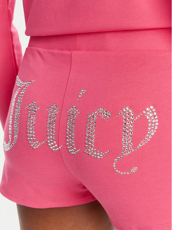 Juicy Couture Juicy Couture Спортивні шорти JCWHS125312 Рожевий Loose Fit