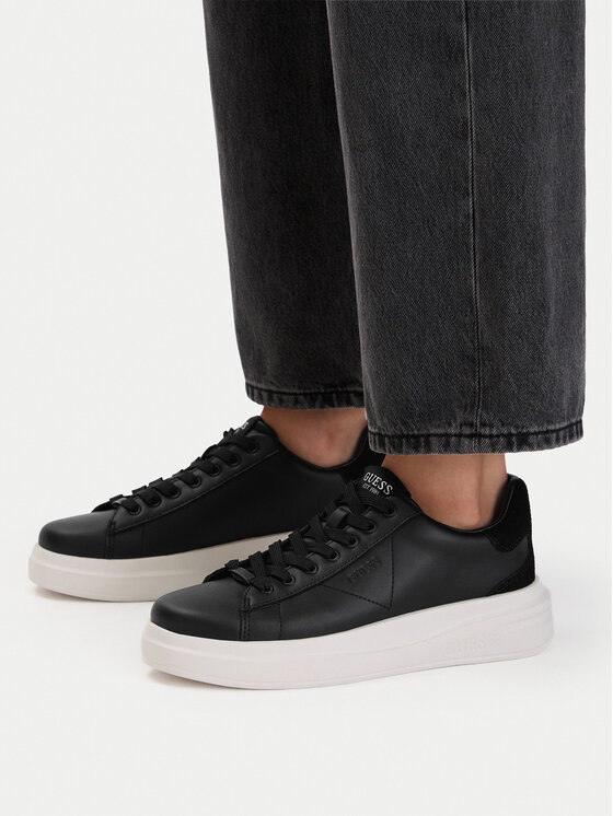 Guess Sneakersy Guess Elbina FLPVIB SUE12 Czarny