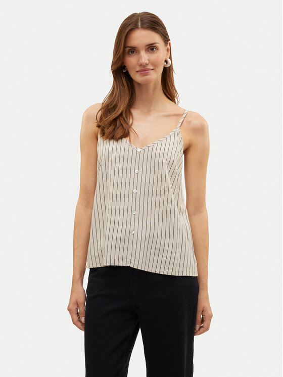 Vero Moda Vero Moda Топ Mymilo 10303690 Бежевий Regular Fit