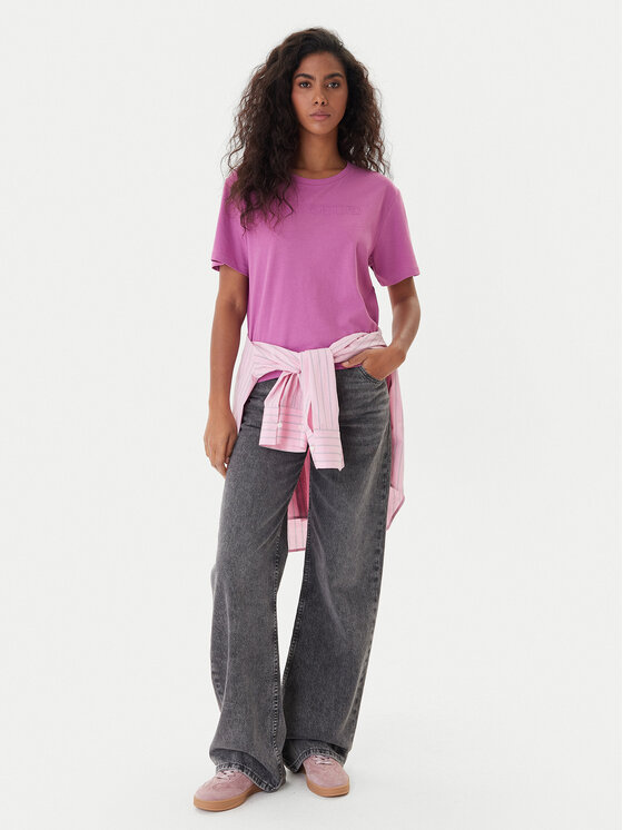 Kappa Kappa Camiseta Frega 351M1KW Violeta Regular Fit