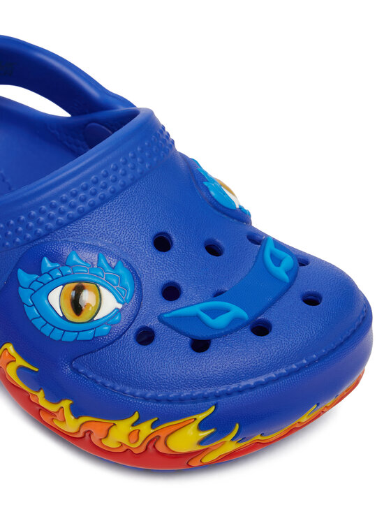 Crocs Шльопанці Crocs Toddler Classic IAM Dragon Lights Clog 212510 Голубий