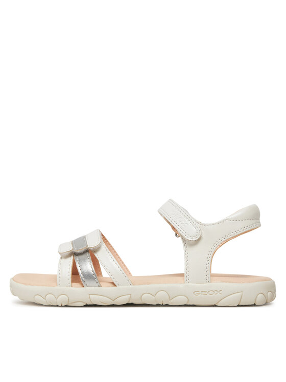Geox Σανδάλια Geox J Sandal Haiti Girl J458ZD 000NF C0459 D Λευκό