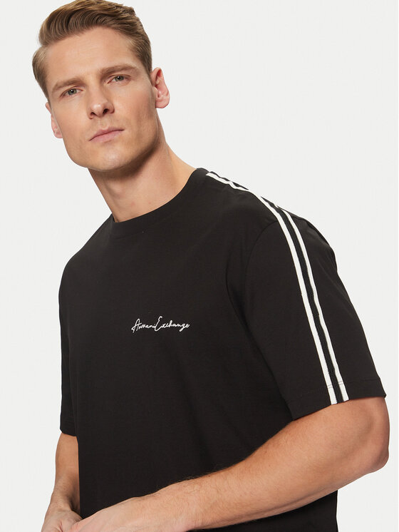 Armani Exchange Armani Exchange Футболка 8NZTSG ZJ9AZ 1200 Чорний Regular Fit