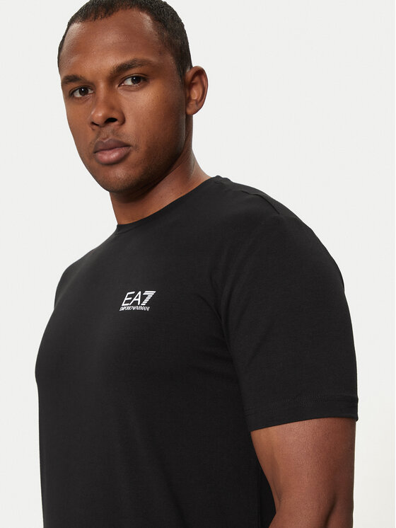 EA7 Emporio Armani EA7 Emporio Armani Футболка 8NPT26 PJVQZ 1200 Чорний Regular Fit