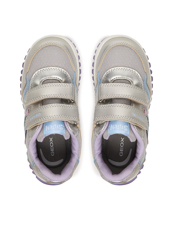 Geox Sneakers Geox B Lightyloo Girl B6561C 0AJAS C1316 Argento