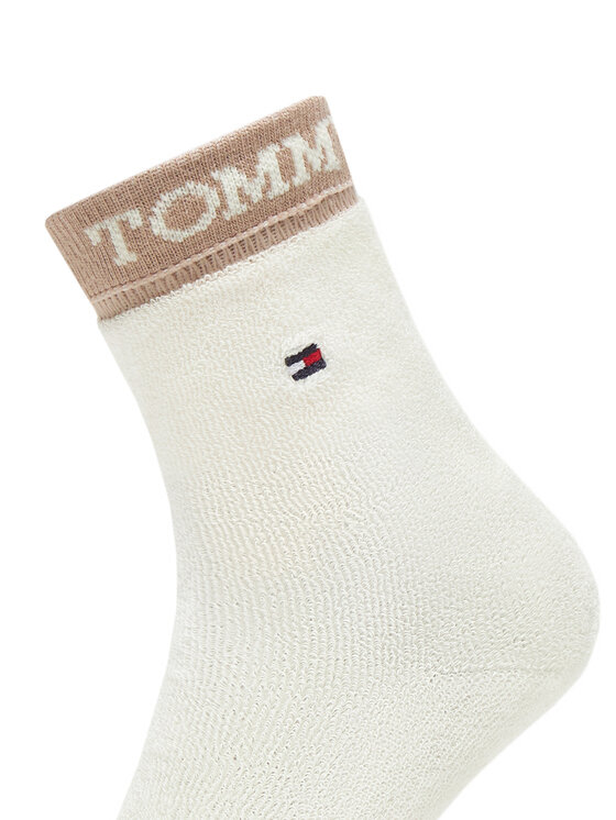 Tommy Hilfiger Dolge nogavice Tommy Hilfiger 701236328 Écru