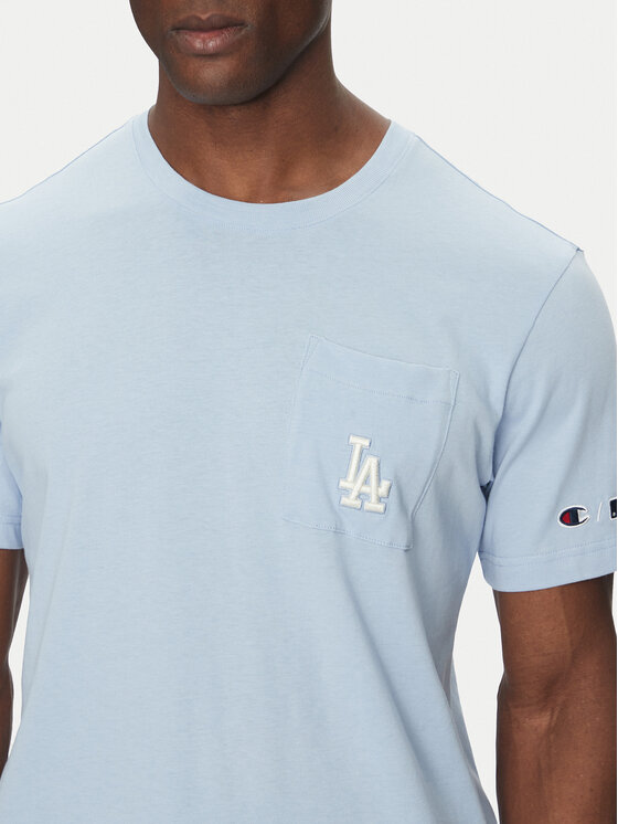 Champion Champion T-shirt 221038 Svijetloplava Regular Fit