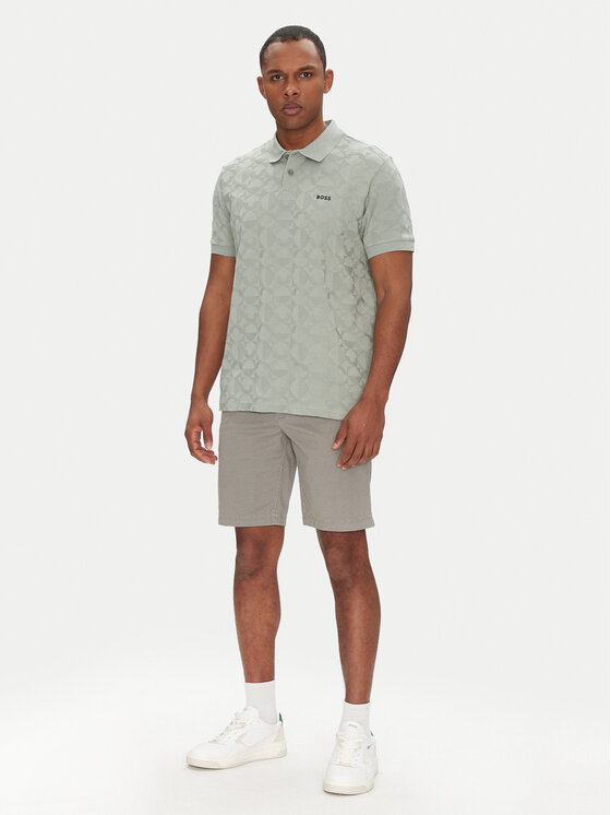 BOSS BOSS Polo majica Pirax 50538191 Zelena Relaxed Fit