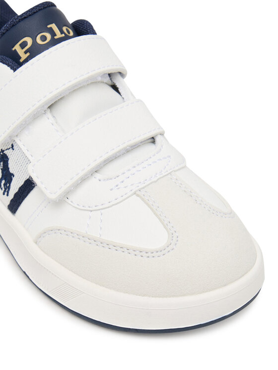 Polo Ralph Lauren Sneakersy Polo Ralph Lauren Heritage Court III T-Toe Ez RL03359102 Bílá