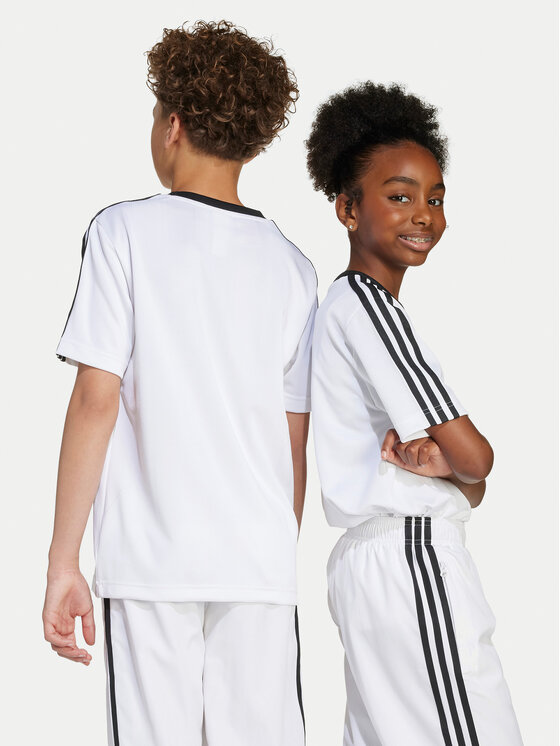 adidas adidas Футболка Jacquard JV8655 Білий Loose Fit