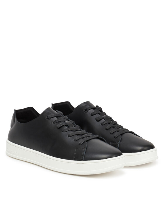 Calvin Klein Αθλητικά Calvin Klein Low Top Lace Up Unlined Lth HM0HM01885 Μαύρο