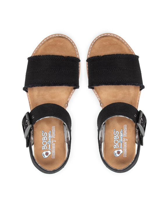 Skechers Espadrilky Skechers BOBS Adobe Princess 113541/BLK Čierna