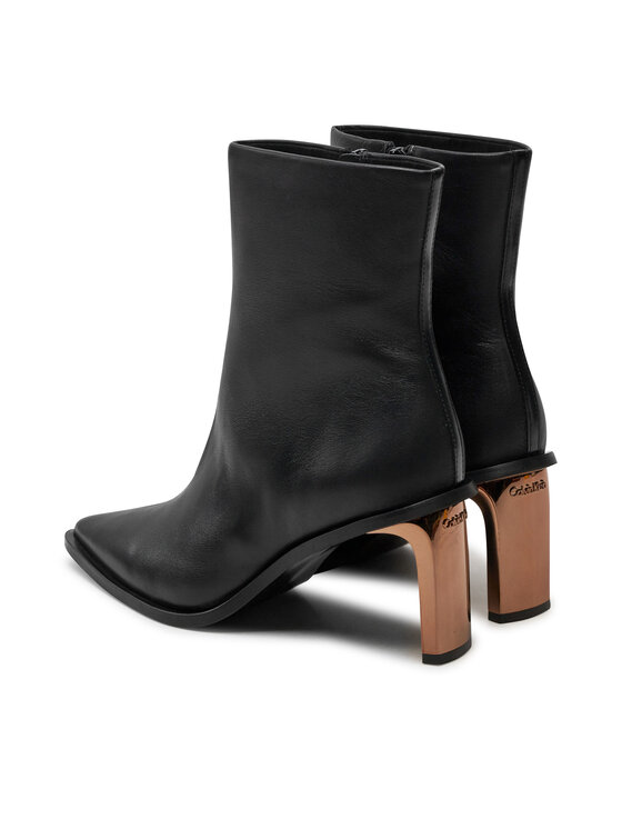 Calvin Klein Botine Calvin Klein Ankle Boot 70 Lth HW0HW02092 Negru