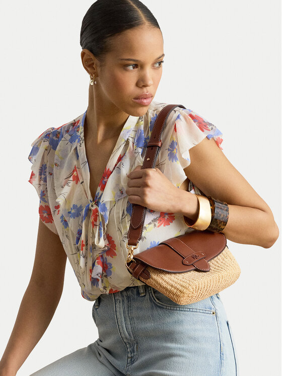 LAUREN RALPH LAUREN Дамска чанта LAUREN RALPH LAUREN 431P10158001 Кафяв