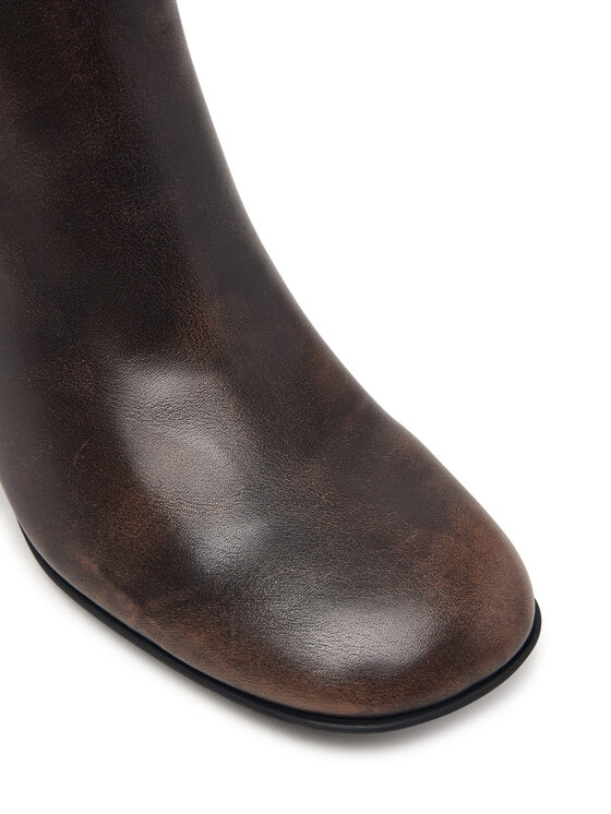 Guess Botine Guess FLFALE LEA10 Maro închis
