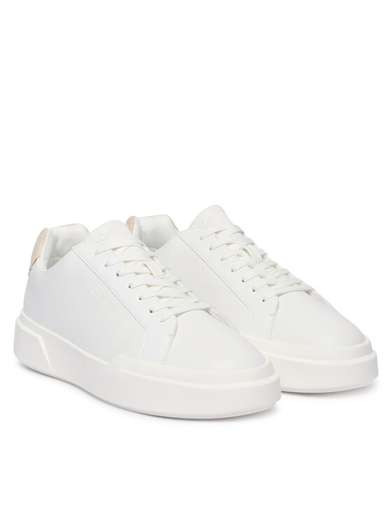 Calvin Klein Sneakers Calvin Klein Chunky Cupsole Laceup Lth Bt Aop HM0HM02070 Alb