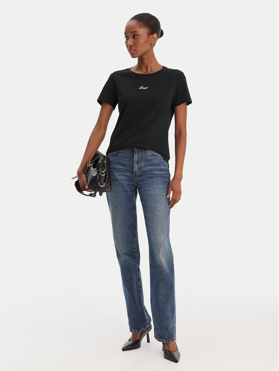 BOSS BOSS Camiseta Elove 50554696 Negro Slim Fit