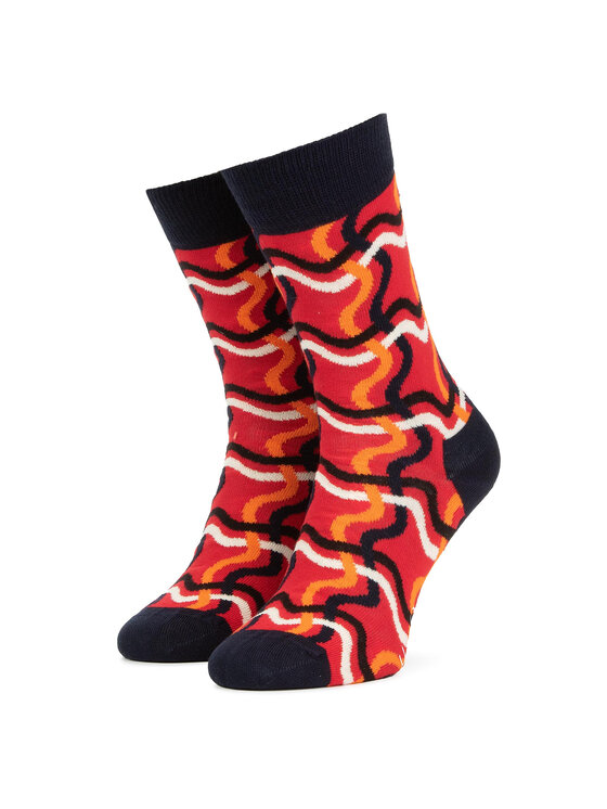 Happy Socks Довгі шкарпетки Happy Socks SQL01-4300 Червоний