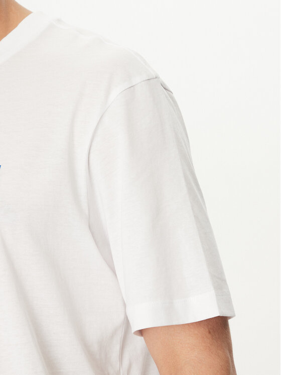 HUGO HUGO Футболка Newromi 50542934 Білий Regular Fit