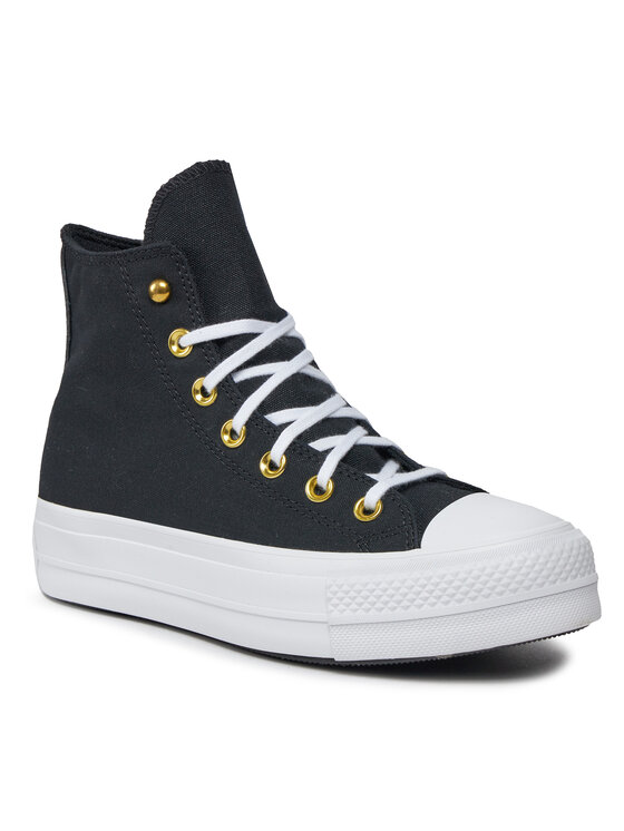 Converse Кеди Converse Chuck Taylor All Star Lift Platform Star Studded A05453C Чорний