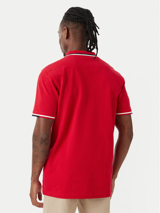 Beverly Hills Polo Club Beverly Hills Polo Club Polo P-SS26M-P2525 Rojo Regular Fit