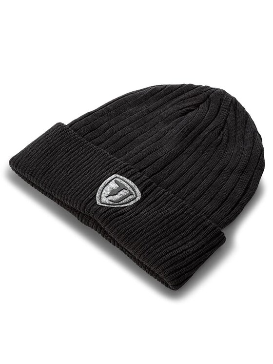 Trussardi Σκούφος Trussardi Hat Knitted Patch Felt 57Z00006 Μαύρο