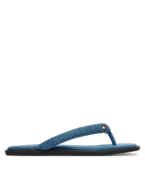 Tommy Jeans Infradito Tommy Jeans Tjw Padded Denim Casual Sandal EN0EN03021 Blu