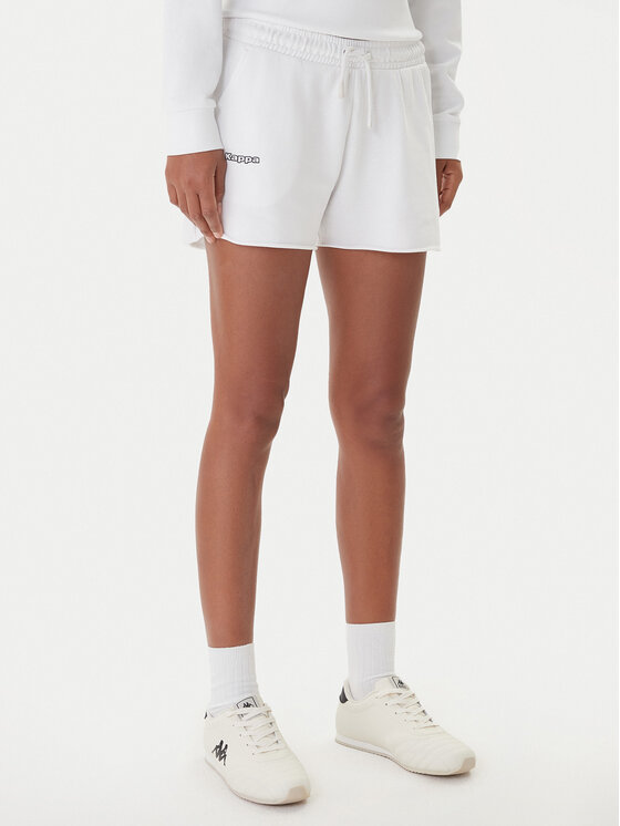 Kappa Kappa Pantaloncini sportivi Fefra 351K2RW Bianco Regular Fit