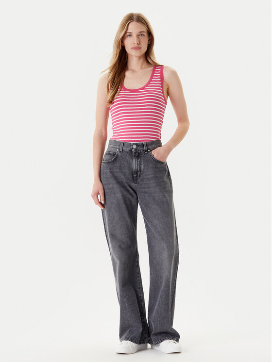 United Colors Of Benetton United Colors Of Benetton Top 30YSDH010 Rosa Regular Fit