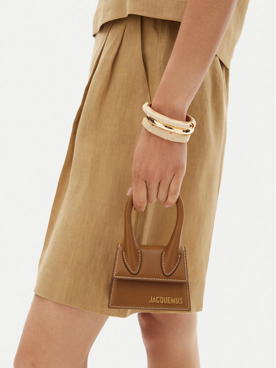 JACQUEMUS Kabelka JACQUEMUS Le Chiquito 22H213BA001-3072 Hnedá