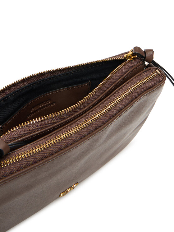 PINKO Borsetta PINKO Double Mini Al 25-26 PLTT 105359 A0QO Marrone