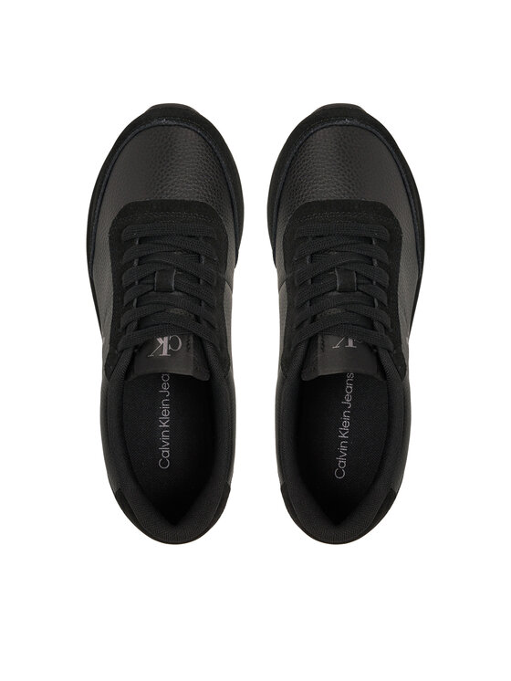Calvin Klein Jeans Αθλητικά Calvin Klein Jeans Runner Laceup Low Mix Mg YW0YW01798 Μαύρο