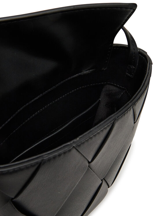 Calvin Klein Kabelka Calvin Klein Ck Woven Square Crossbody K60K612991 Čierna