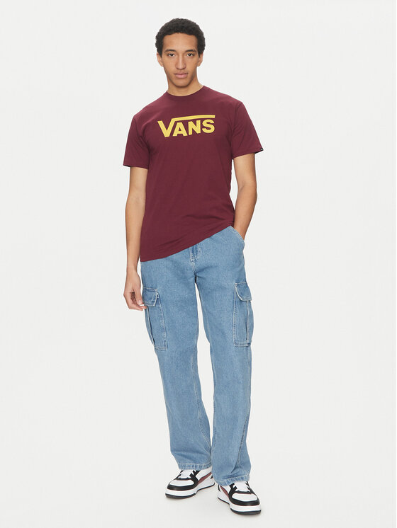 Vans Vans Majica Classic VN000GGG Bordo rdeča Regular Fit