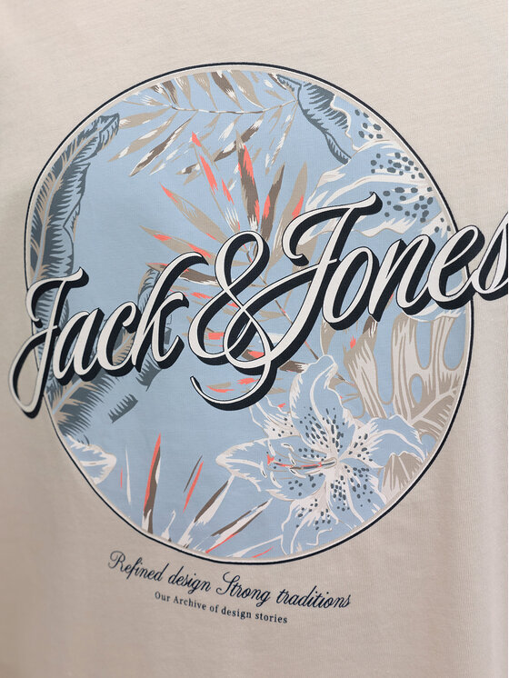 Jack & Jones Jack & Jones Camiseta Honolulu 12288088 Beis Regular Fit