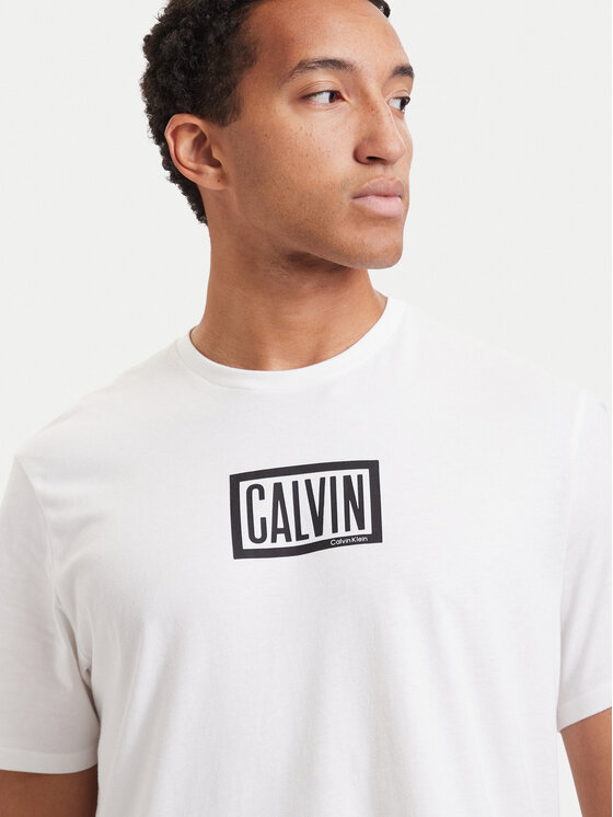 Calvin Klein Jeans Calvin Klein Jeans Camiseta Boxed Graphic LV04RH818G Blanco Regular Fit