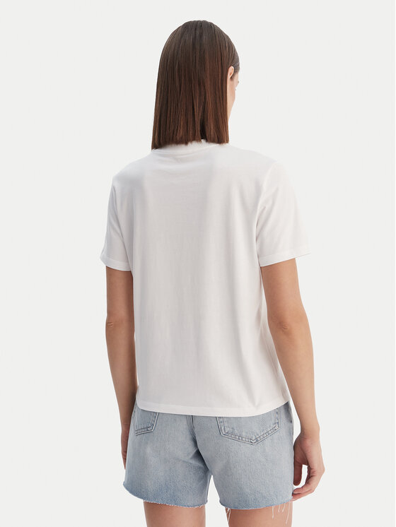 Calvin Klein Calvin Klein Camiseta Calvin Klein-Lv047E809G Yaa LV047E809G Blanco Classic Fit