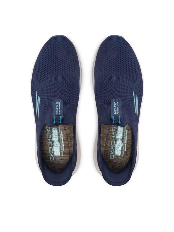 Skechers Sneakersy Skechers Skechers Slip-ins: Max Cushioning Elite 2.0 129611 Modrá