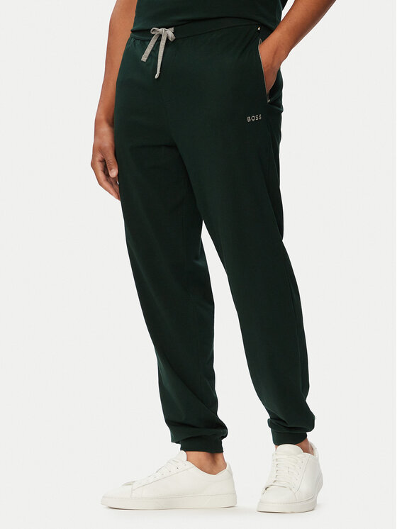 BOSS BOSS Camiseta Mix&Match 50515312 Verde oscuro Regular Fit