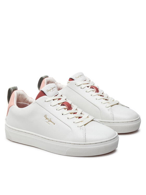 Pepe Jeans Сникърси Pepe Jeans PLS00017 Бял