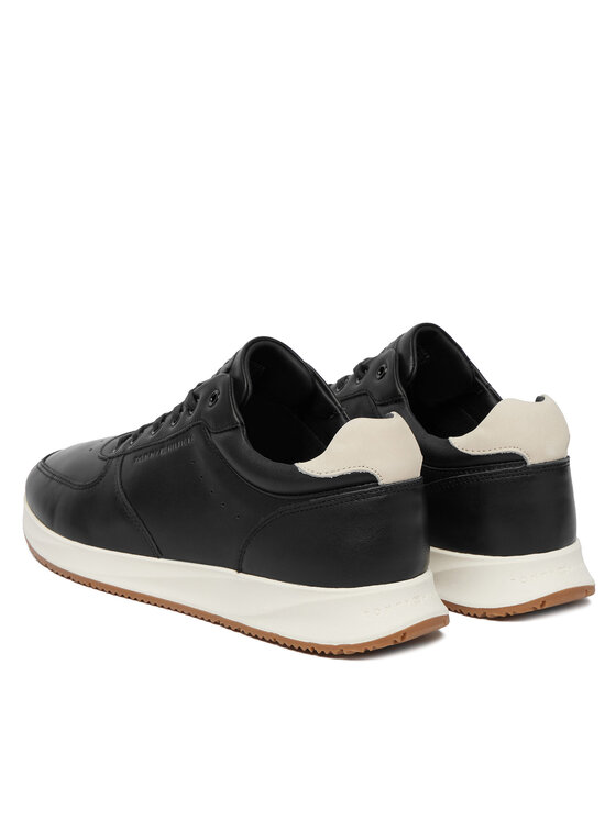 Tommy Hilfiger Snīkeri Tommy Hilfiger Newport Lth FM0FM05871 Melns