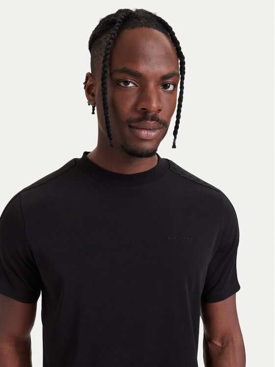 KARL LAGERFELD KARL LAGERFELD Camiseta 755045 564235 Negro Regular Fit