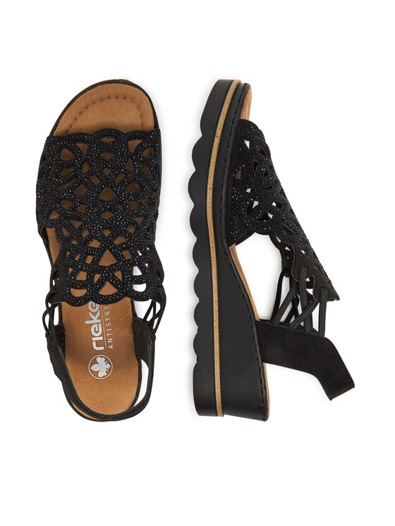 Rieker Sandale Rieker 67465-00 Negru