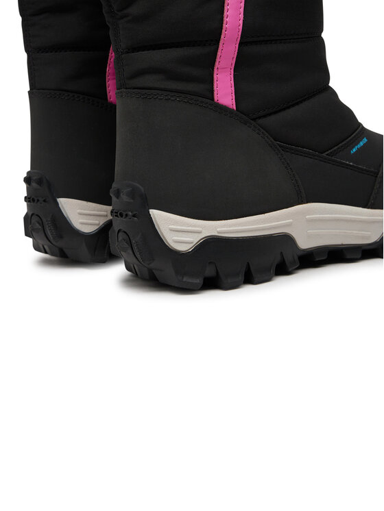 Geox Snehule Geox J Himalaya Girl B Ab J26FTA 0FU54 C0922 M Čierna