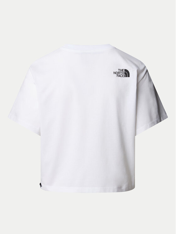 The North Face The North Face Majica Easy NF0A8A6H Bela Loose Fit