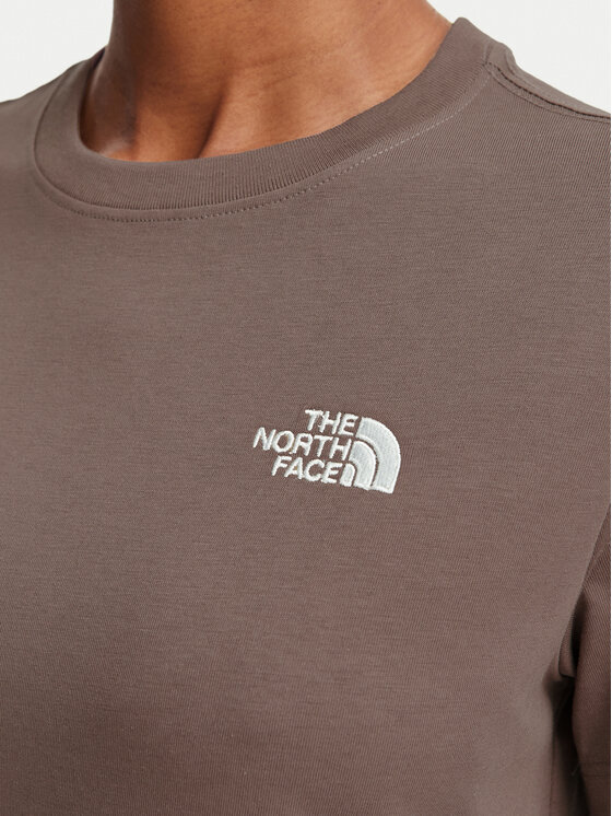 The North Face The North Face Camiseta Evolution Simple Dome Slm NF0A8FX7 Marrón claro Regular Fit